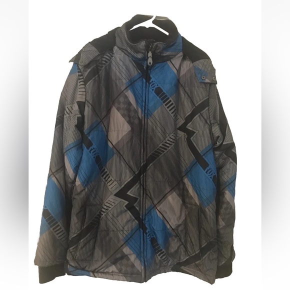 Fox Other - FOX Tech FX-1 Series Blue Gray Snow Jacket Coat RN 97275 Size Large